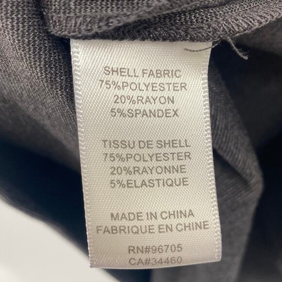 Rebecca Taylor Ponte Mini Dress Fit & Flare Pleated Skirt Colorblock Gray Black - Picture 9 of 10